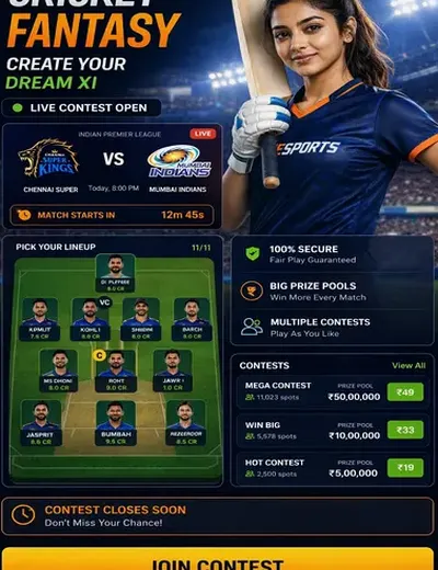 Indibetin (indibet) fantasy cricket & matchday visual 3