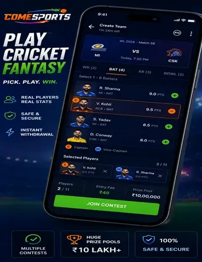 Indibetin (indibet) fantasy cricket & matchday visual 2